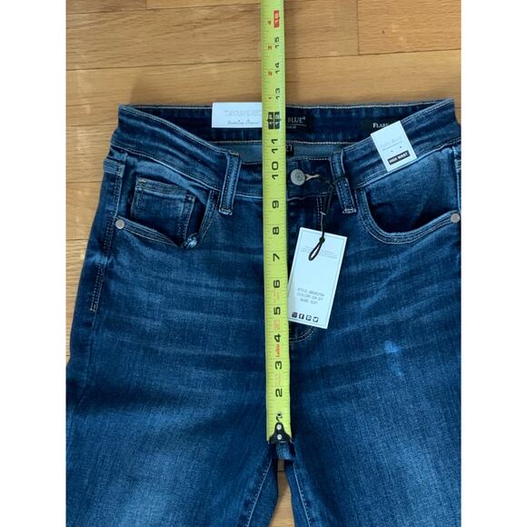 Judy Blue High Waist Classic Contrast Flare Denim for Tall Women - Picture 5 of 6